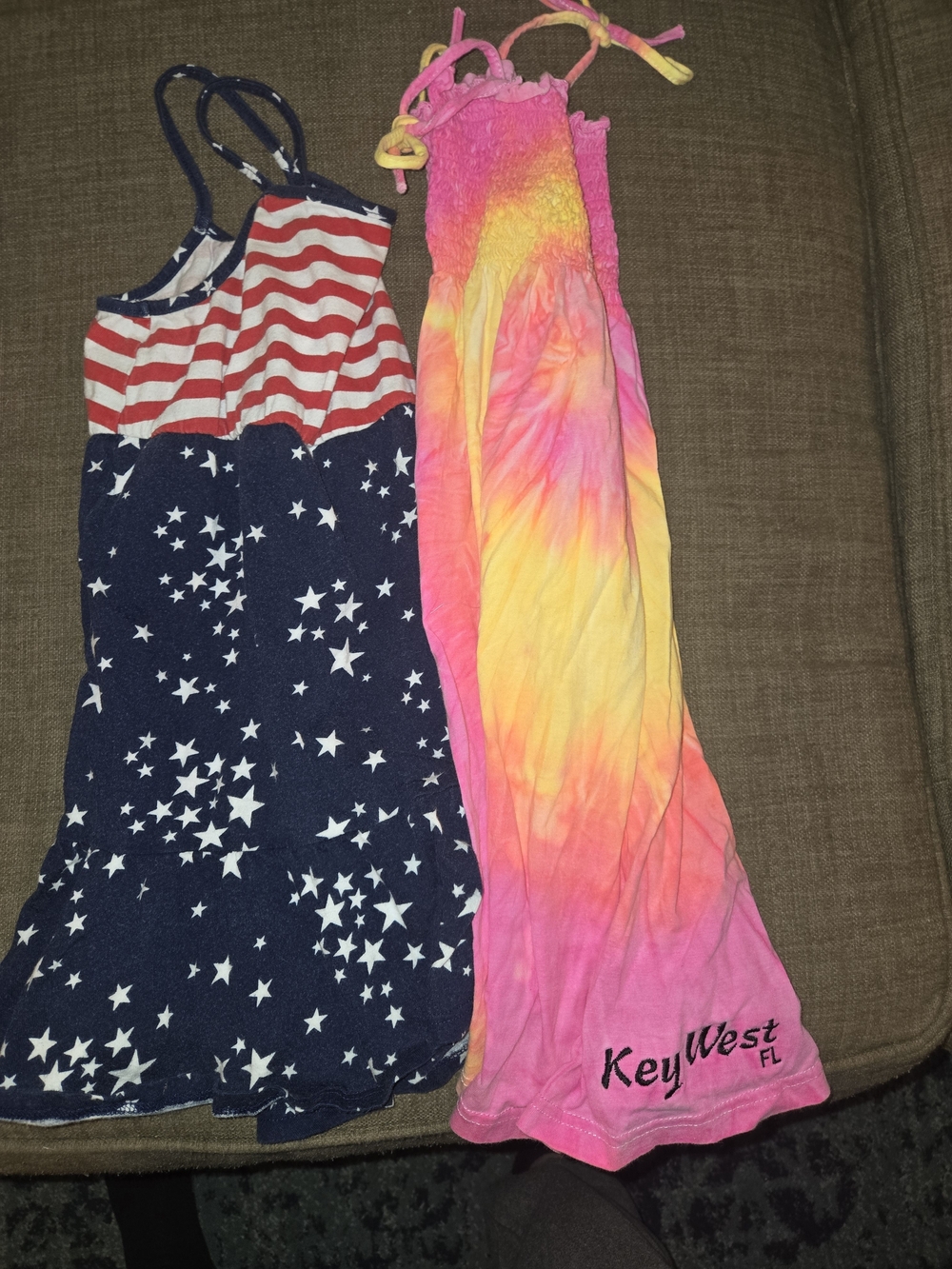 jumping beans Red White Blue Striped Dress